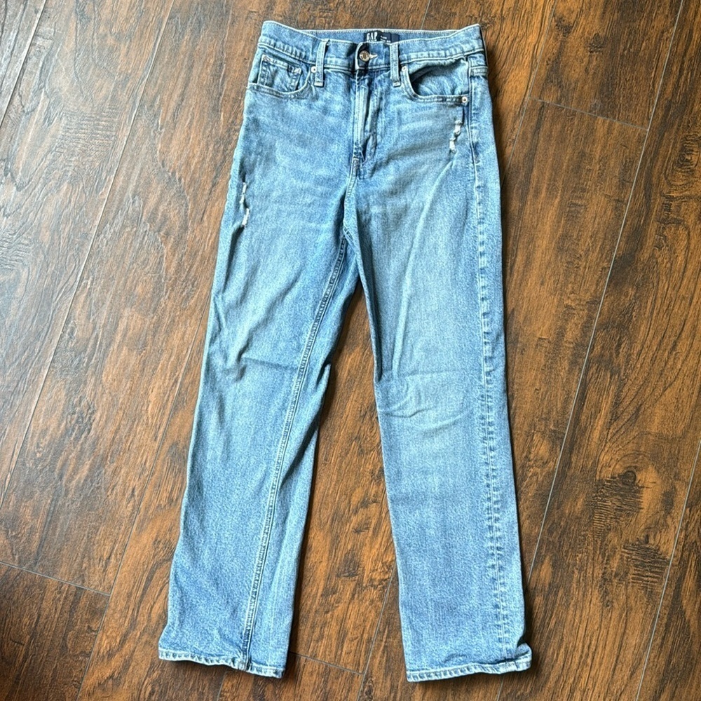 Gap high rise straight jeans size 4/27R (A15)